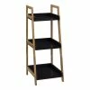 Etagère Inclinée 3 Niveaux Noir Natureo 5Five -Ledepot Mobilier Magasin etagere inclinee 3 niveaux noir natureo 5five