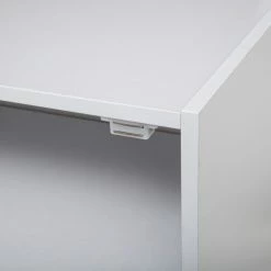 Etagère Murale 2 Niveaux + Porte 57x30 Blanc Fixup 5Five -Ledepot Mobilier Magasin etagere murale 2 niveaux porte 57x30 blanc fixup 5five 3