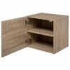 Etagère Murale 2 Niveaux + Porte Naturel Fixup 5Five 2 Etagère Murale 2 Niveaux + Porte Naturel Fixup 5Five -Ledepot Mobilier Magasin etagere murale deux niveaux porte naturel fixup 5five