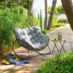 Fauteuil Bascule Extérieur Paopao Hespéride -Ledepot Mobilier Magasin fauteuil bascule exterieur paopao hesperide 2
