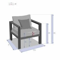 Fauteuil De Jardin Evasion Tonka Hespéride -Ledepot Mobilier Magasin fauteuil de jardin evasion tonka hesperide 4