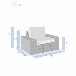 Fauteuil De Salon De Jardin Savinia Coloris Tahini Hespéride -Ledepot Mobilier Magasin fauteuil de salon de jardin savinia coloris tahini hesperide 1 3