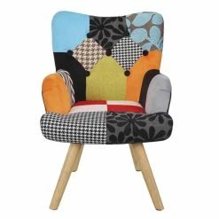 Fauteuil Enfant H67 Cm Patchwork Helsinki -Ledepot Mobilier Magasin fauteuil enfant h67 cm patchwork helsinki 5