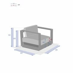 Fauteuil Extérieur 1 Place Allure Blanc Hespéride 9 Fauteuil Extérieur 1 Place Allure Blanc Hespéride -Ledepot Mobilier Magasin fauteuil exterieur 1 place allure blanc hesperide 2