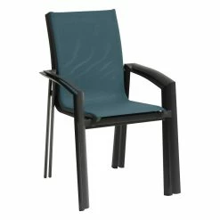 Fauteuil Extérieur Axant Bleu Canard/graphite Hespéride 7 Fauteuil Extérieur Axant Bleu Canard/graphite Hespéride -Ledepot Mobilier Magasin fauteuil exterieur axant bleu canard graphite hesperide 2