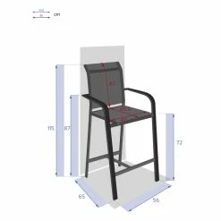 Fauteuil Haut Essentia Anthracite Et Graphite Hespéride -Ledepot Mobilier Magasin fauteuil haut essentia anthracite et graphite hesperide 3