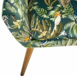 Fauteuil Motif Jungle Sango Atmosphera -Ledepot Mobilier Magasin fauteuil motif jungle sango atmosphera 2