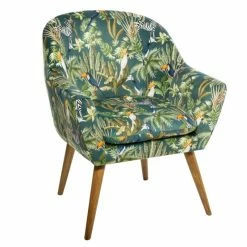 Fauteuil Motif Jungle Sango Atmosphera