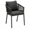 Fauteuil Oriengo Mailles Anthracite/graphite Hespéride -Ledepot Mobilier Magasin fauteuil oriengo mailles anthracite graphite hesperide