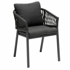 Fauteuil Oriengo Mailles Anthracite/graphite Hespéride