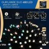Guirlande Extérieur 480 LED Multicolores/blanc Chaud Programmable 1 Guirlande Extérieur 480 LED Multicolores/blanc Chaud Programmable -Ledepot Mobilier Magasin guirlande exterieur 480 led multicolores blanc chaud programmable