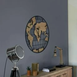 Horloge 90cm Monde Jay Atmosphera -Ledepot Mobilier Magasin horloge 90cm monde jay atmosphera 3