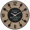 Horloge D57 Bistrot En Bois Lais Atmosphera
