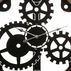 Horloge D58 Mécanisme Bois Et Métal Atmosphera -Ledepot Mobilier Magasin horloge d58 mecanisme bois et metal atmosphera 1 2