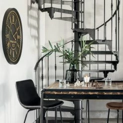 Horloge En Bois D77 Aedan Atmosphera -Ledepot Mobilier Magasin horloge en bois d77 aedan atmosphera 3