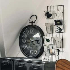 Horloge Métal Gousset D45 Atmosphera -Ledepot Mobilier Magasin horloge metal gousset d45 atmosphera 2