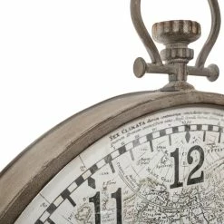 Horloge Métal Vitre Bombée D55 Cm Atmosphera -Ledepot Mobilier Magasin horloge metal vitre bombee diam 55 cm atmosphera 2