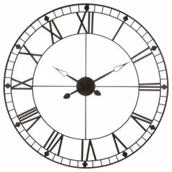Horloge Murale Géante D88 Marron Atmosphera