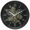 Horloge Noire Mécanisme Animé Luxe Atmosphera 2 Horloge Noire Mécanisme Animé Luxe Atmosphera -Ledepot Mobilier Magasin horloge noire mecanisme anime luxe atmosphera