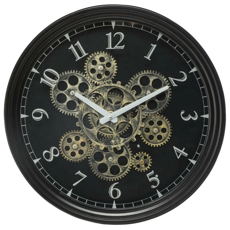 Horloge Noire Mécanisme Animé Luxe Atmosphera 3 Horloge Noire Mécanisme Animé Luxe Atmosphera