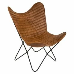 Housse Marron Côtelé Dario En Cuir Atmosphera -Ledepot Mobilier Magasin housse marron cotele dario en cuir atmosphera 1