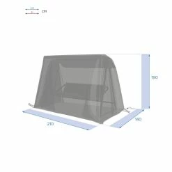 Housse De Protection Pour Balancelle Hambo Hespéride -Ledepot Mobilier Magasin housse protection pour balancelle hambo hesperide 2