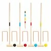 Jeu De Croquet En Bois Pour L'extérieur