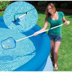 Kit D'entretien De Piscines épuisette + Balai Intex -Ledepot Mobilier Magasin kit entretien piscines epuisette balai intex 2