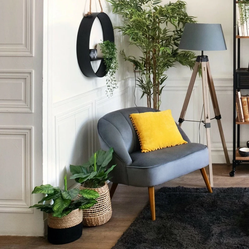 Lampadaire Trépied Runo Gris Atmosphera H 145 Cm 4 Lampadaire Trépied Runo Gris Atmosphera H 145 Cm – Image 2