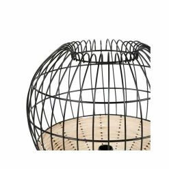 Lampe à Poser Calypso Boule Rotin Et Métal Ostaria -Ledepot Mobilier Magasin lampe a poser calypso boule rotin et metal ostaria 2