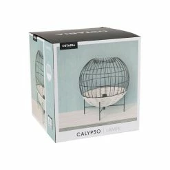 Lampe à Poser Calypso Boule Rotin Et Métal Ostaria -Ledepot Mobilier Magasin lampe a poser calypso boule rotin et metal ostaria 3
