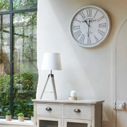 Lampe Trépied Runo écru Atmosphera H 58 Cm -Ledepot Mobilier Magasin lampe trepied runo ecru atmosphera h 58 cm 1