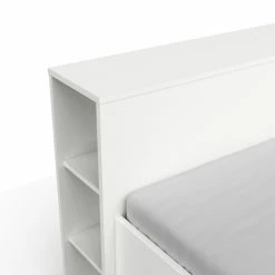 Demeyere Lit 140x190 Cm Pocket Blanc -Ledepot Mobilier Magasin lit 2 places polly blanc 5