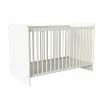 Demeyere Lit à Barreaux 60x120 Avec Sommier Reverso Blanc -Ledepot Mobilier Magasin lit a barreaux 60x120 avec sommier reverso blanc