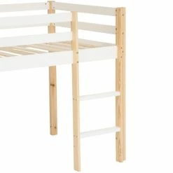 Lit Combi Bureau Enfant Pin Blanc Atmosphera -Ledepot Mobilier Magasin lit combi bureau enfant pin blanc atmosphera 3