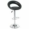 Tabouret De Bar Sasha Noir Atmosphera -Ledepot Mobilier Magasin lot 2 tabourets de bar sasha noir