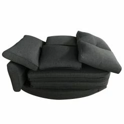 Lot De 9 Coussins Pour Salon Angle Moorea Carbone Hespéride