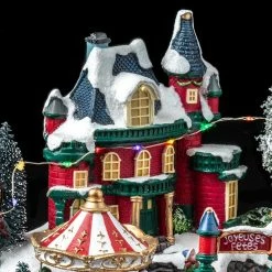 Fête Foraine De Noël Animée Et Lumineuse -Ledepot Mobilier Magasin maneges de noel animes et lumineux 3