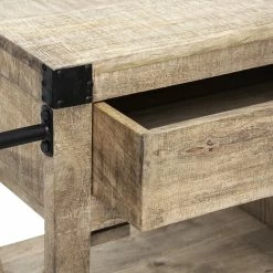 Meuble Bar 2 Tiroirs Sur Roues Silas Atmosphera -Ledepot Mobilier Magasin meuble bar 2 tiroirs sur roues silas atmosphera 5