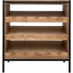 Meuble Bar En Bois De Frêne Bakos Atmosphera -Ledepot Mobilier Magasin meuble bar en bois de frene bakos atmosphera 4