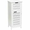 Meuble Bas 1 Porte Et 1 Tiroir Blanc Miami -Ledepot Mobilier Magasin meuble bas 1 porte et 1 tiroir blanc