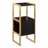 Meuble Bas 1 Porte Noir Natureo 5Five -Ledepot Mobilier Magasin meuble bas 1 porte noir natureo 5five