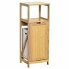 Meuble Bas Bambou Avec Panier à Linge Mahé -Ledepot Mobilier Magasin meuble bas bambou avec panier linge mahe
