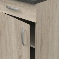 Demeyere Meuble De Cuisine Bas 1 Porte 1 Tiroir 50 Cm Paprika -Ledepot Mobilier Magasin meuble de cuisine bas 1 porte 1 tiroir 50 cm paprika 1 2