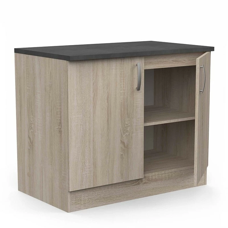 Demeyere Meuble De Cuisine Bas 2 Portes 100cm Paprika 6 Demeyere Meuble De Cuisine Bas 2 Portes 100cm Paprika – Image 4