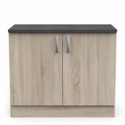 Demeyere Meuble De Cuisine Bas 2 Portes 100cm Paprika 13 Demeyere Meuble De Cuisine Bas 2 Portes 100cm Paprika -Ledepot Mobilier Magasin meuble de cuisine bas 2 portes 100cm paprika 1 5