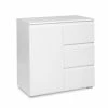 Meuble De Rangement 1 Porte 3 Tiroirs Blanc -Ledepot Mobilier Magasin meuble de rangement 1 porte 3 tiroirs blanc image
