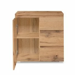 Meuble De Rangement 1 Porte 3 Tiroirs Naturel 13 Meuble De Rangement 1 Porte 3 Tiroirs Naturel -Ledepot Mobilier Magasin meuble de rangement 1 porte 3 tiroirs naturel image 4