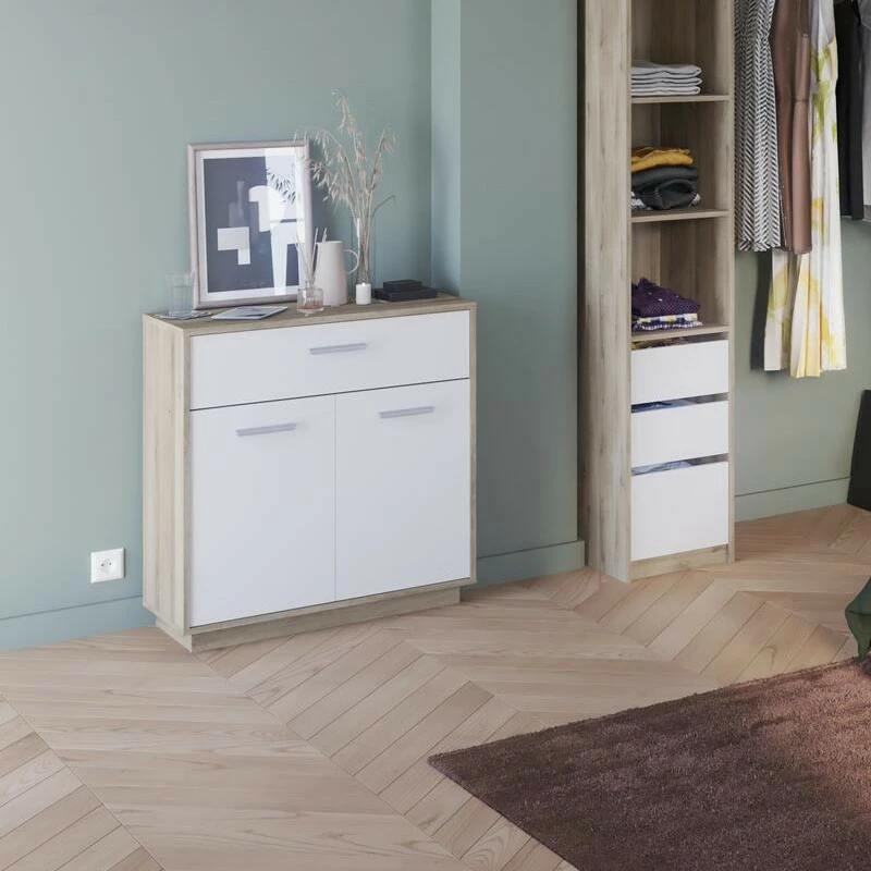 Demeyere Meuble De Rangement 2 Portes 1 Tiroir Léo 4 Demeyere Meuble De Rangement 2 Portes 1 Tiroir Léo – Image 2