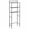 Meuble Dessus WC 3 Tablettes Métal Noir -Ledepot Mobilier Magasin meuble dessus wc 3 tablettes metal noir